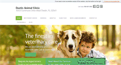 Desktop Screenshot of destinanimalclinic.com